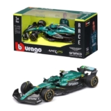 Bburago – F1 Aston Martin AMR25 Formula 1 202514 Alonso, 1:43 Scale Diecast