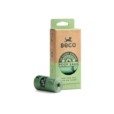 Beco Dog Poo Bags, Extra Thick, Leakproof, Recycled, Unscented, 60-Count