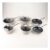 Beige Alivio 10-Piece Non-Stick Aluminum Alloy Cookware Set