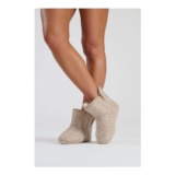 Beige Loungeable Marl Cable Bootie