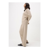 Beige Soft Touch Co Ord Trousers