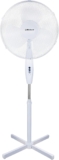 Belaco 16 Inch Pedestal Fan with Oscillation, Adjustable Height, Quiet Powerful Cooling Airflow, 45W, White