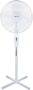 Belaco 16 Inch Pedestal Fan with Oscillation, Adjustable Height, Quiet Powerful Cooling Airflow, 45W, White