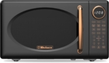 Belaco 20L Microwave, Digital Display, 8 presets with Auto Defrost, 800W Microwave Oven, 10 Power Levels, Luxury & Retro Design, Easy Clean