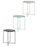 Belavi Foldable Tray Top Table – Black, Green Or Warm Grey