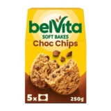 Belvita 5 X 50g Soft Bakes Multipack Chocolate Chip Cereal Snack Bars