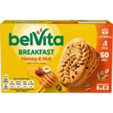Belvita Honey & Nut with Chocolate Chips Cereal Snack Bars Multipack 225g (5 x 45g)