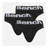 Bench Mens Asner Three Pack Briefs Black/Black/Black