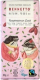 Bennetto Natural Foods Co. Raspberries in Dark Tangy Rich Dark Chocolate, 60% Cocoa 3x 80g Bars