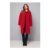 Berry Wallis Toggle Detail Faux Fur Collar Coat