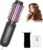 Bestauty Cordless Hair Curler Brush, 40mm 3 in 1 Cordless Hot Brush with 4 Temperatures, 7000 mAh USB Rechargeable Cordless Curling Brush with Negative Ion, for Curly/Straight/Volumising Styles, Gray