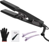 Bestauty Wide Plate Hair Straighteners, 40mm Floating Ceramic Coated Plates for Smooth Gliding, Hair Straighteners with 15 Settings 80-230, PTC Rapid Heating, Dual Voltage, Gifts for Women