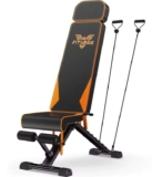 Bigzzia Adjustable Weight Bench with Resistance Bands – with code – Sold by Bigzzia Fitness Store