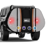 Bike Cover for Transport Heavy Duty 600D Waterproof Outdoor Rack Storage for 2 Bicycles – Black Visible L-1 Bike