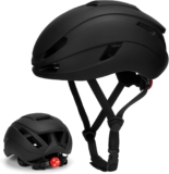 Bike Helmet, Cycle Helmets Adult with LED Ligh, Lightweight Bicycle Helmet for Men Women Cycling Road Mountain Bike Scooter MTB Helmet Safety Protection Breathable Adjustable Size 54-62cm