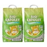 Bio-Catolet Light Recycled Paper Cat Litter 12L 2-Pack
