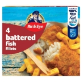 Birds Eye Battered Fish Fillets x4 400g – Nectar Price