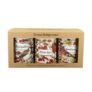 Birds in the Hedgerow Set of 3 round Tin Caddies Boxed
