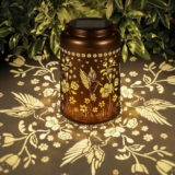 Birthday Gifts for Women, Hummingbird Solar Lanterns for Outside Garden Ornament Outdoor Waterproof Hanging Solar Lights Outdoor Garden for Patio Lawn Yard Gardening Gifts for Women Mum Grandma