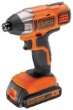 Black Decker 1.5AH Cordless With Battery Impact Driver-18V – Free C&C