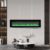 Black Electric Fire Wall Mounted or Freestanding Fireplace Heater 12 Flame Colors with Remote Control 40 inch