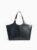 Black Faux Croc Winged Tote Bag One Size – Free C&C