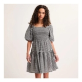 Black Gingham Dress