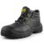 Black Hammer Mens Safety Boots Work Shoes Leather Steel Toe Cap Size 8