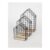 Black House Shaped Wire Shelves Set of 3