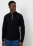 Black Liquid Cotton Long Sleeve Polo Shirt (99p C&C)