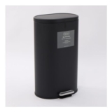 Black Oval Pedal Bin 30L
