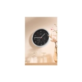 Black Radio-Controlled Wall Clock