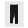 Black Relaxed Logo Joggers