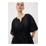 Black Tie Waist Kaftan