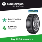 Blackcircle tyres 20% off – eg. Goodyear EfficientGrip Performance 2- 225/45 R17 91W // 225/40 R18 92Y XL Uniroyal RainSport 5 (£1 fitting)