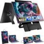 Blackview 16 1080P120P Portable Monitor, 360 Durable Lightweight Rotating Magnetic Portable Monitor for Laptop, True Plug and Play for Business Trip Journey, for MAC Windows Android Chrome OS