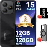 Blackview WAVE 9C Smart Android Phone,4G Sim-Free & Unlocked Mobile Phones, 12GB128GB/2TB, Android 15 Phone 13MP8MP AI Camera, 5000mAh/10W, Fingerprint/Eye Comfort Mode, 5G WiFi/GPS/OTG Smartphone