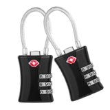Blendura TSA Approved Luggage Locks, 2 Pack TSA Suitcase Locks, 3 Digit Combination Suitcase Padlocks