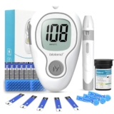 Blood Glucose Monitor Kit,High Accuracy Blood Sugar Monitor with 50 Test Strips,50 Lancets,1 Blood Glucose Meter,No Coding, Home Blood Glucose Monitoring Kit