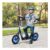 Blue AIYAPLAY Kids Scooter with Adjustable Handlebar