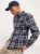 Blue Checked Mens Shirt – S/M/XL/2XL/3XL – Free C&C