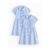 Blue Classic Bow Detail Gingham Dresses Generous Fit 2 Pack