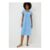 Blue Heart Cluster Lace Trim Longline Nightie