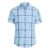 Blue Lands End Short Sleeve Cotton Shirt