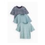 Blue Stripe T-Shirts 3 Pack