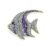 Blue beyond Crystal Fish Brooch