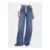 Blue mid Rise Knit Easy Baggy Jeans