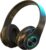 Bluetooth Headphones Over Ear Foldable Wireless Headset Colorful LED Lights Noise Cancelling Headphones Volume Control Wired and Wireless Modes Built in Mic for Phones TV PC