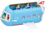 Bluey 3-in-1 Transforming Plane Playset, Transforms From A Plane To A Resort and a Boat Opens Up To Expand Out To A 27 Inch/ 70cm Wide Holiday Vacation Resort Playset, Over 25 Sounds And Phrases