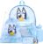 Bluey Backpack Set 4 Pcs Water Bottle Pencil Case School Bag Swim or Lunch Bag Nursery School Supplies Travel Rucksack Set Tie Dye
